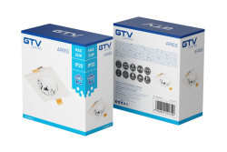 Decor Plafondspot ARIES IP20 vierkant wit/chroom 1208963708