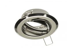 Decor Plafondspot armatuur PARMA II IP20 rond zwart chroom met hoekverstelling. 1208963743