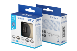 Decor PARMA plafondspot armatuur IP20 rond inox TYPE 2114 1208963764