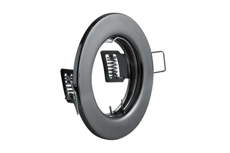 Decor PARMA plafondspot armatuur IP20 rond zwart chroom TYPE 2114 1208963766