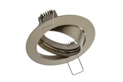 Decor PORTO-K plafondspot armatuur IP20 rond inox hoekverstelbaar TYPE 5515 1208963780