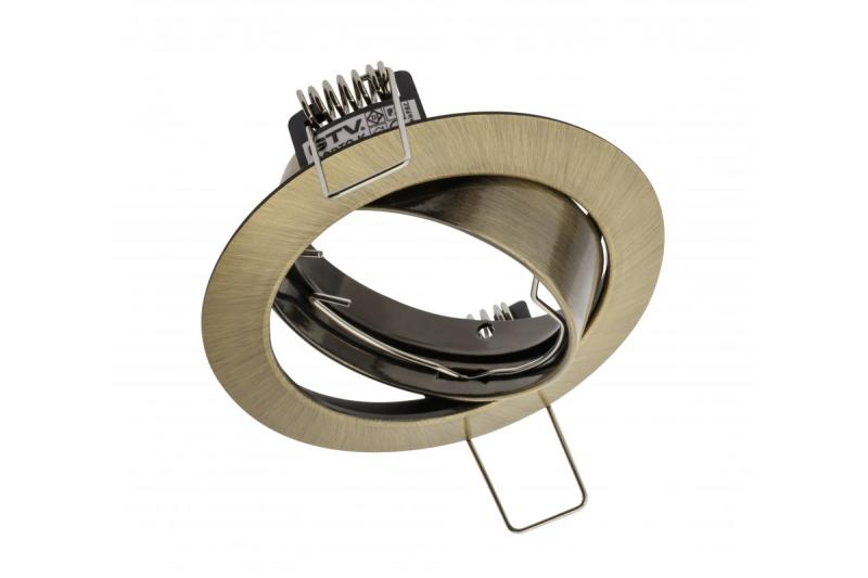 Decor PORTO-K plafondspot armatuur IP20 rond patina hoekverstelbaar TYPE 5515 1208963782