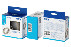 Decor PORTO plafondspot armatuur IP20 rond inox TYPE 5514 1208963788