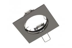 Decor PORTO plafondspot armatuur IP20 vierkant zwart chroom TYPE DS10 1208963793