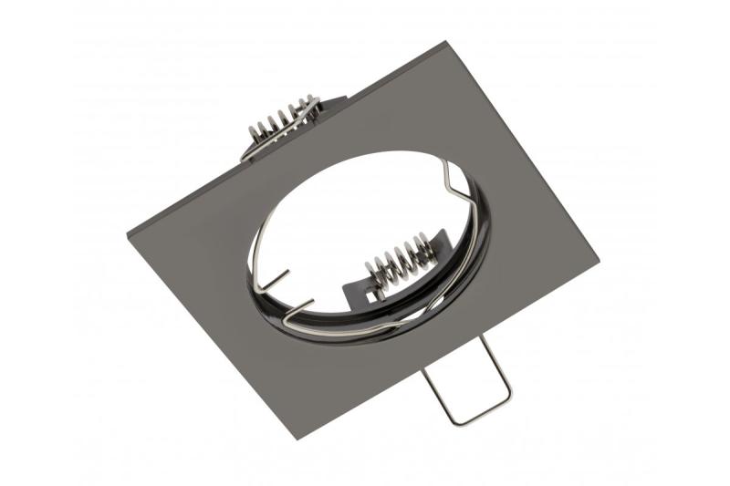 Decor PORTO plafondspot armatuur IP20 vierkant zwart chroom TYPE DS10 1208963793