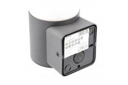 Decor Tuinarmatuur CORTA-AU E27 MAX.25W IP44 AC220-240V 50-60Hz bovenste rechte wandlamp antraciet. 1208963857