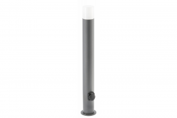 Decor CORTA-P 80 tuinlamp E27 MAX.25W IP44 AC220-240V 50-60Hz stopcontact max. 3000W paal grafiet. 1208963864