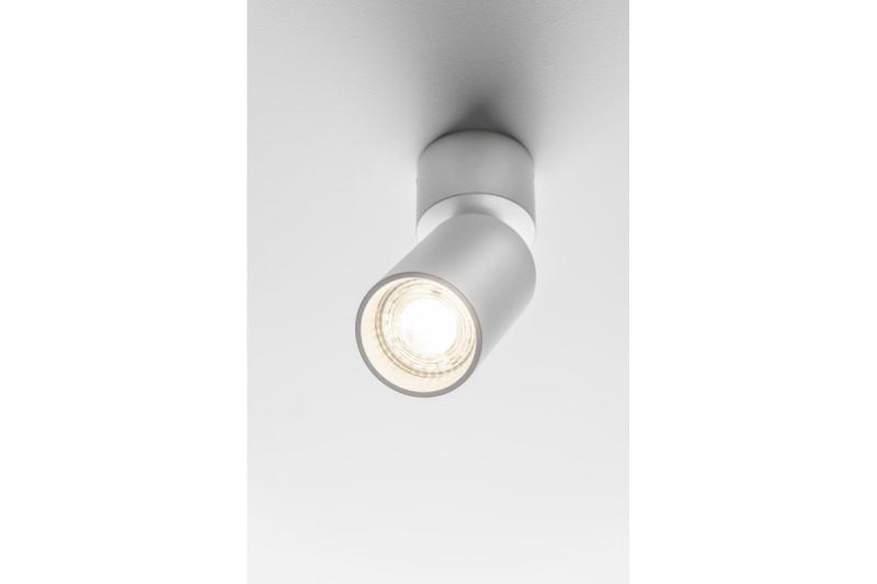 Decor Plafondarmatuur FARGO MINI 2 aluminium 56x150mm IP20 max 20W rond wit. 1208963882