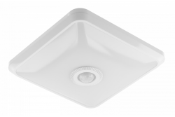Ceiling light fixture ITALIA LED, square, with motion sensor,12W,900lm,IP20,AC220-240V,50/60Hz,360°,4000K 1208963896