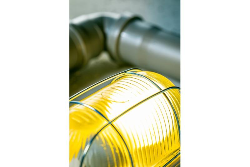 Bulkhead fixture SANGUESA KAM, max 40W, E27, AC220-240V, 50-60Hz, IP54, ABS/glass/metal grille, white housing 1208963901