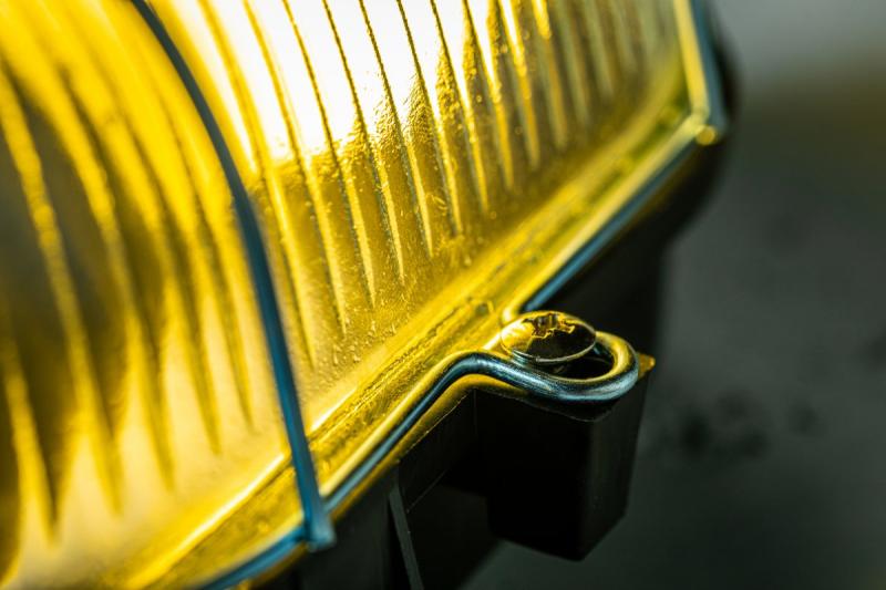 Bulkhead fixture SANGUESA KAM, max 40W, E27, AC220-240V, 50-60Hz, IP54, ABS/glass/metal grille, black 1208963902