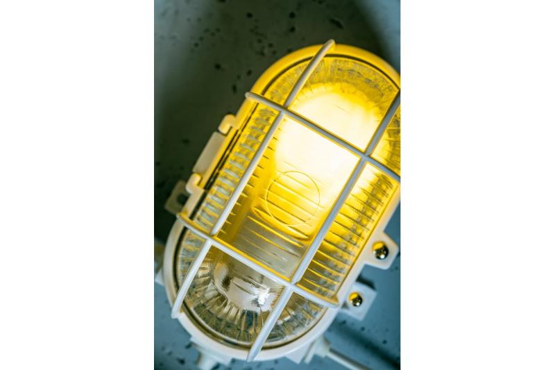 Bulkhead fixture SANGUESA KAY, max 40W, E27, AC220-240V, 50-60Hz, IP44, ABS/glass, white housing 1208963904