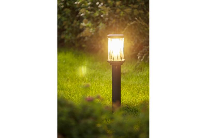 Decor KERTA-P 50 tuinlamp E27 MAX.12W IP44 AC220-240V 50-60Hz paaltje grafiet 1208963907