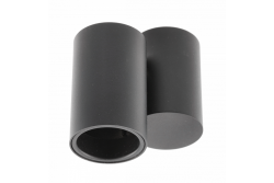 Decor Plafondarmatuur LUPO aluminium 11.6x5.6x11.5 IP20 1*GU10 max. 50W rond zwart. 1208963928