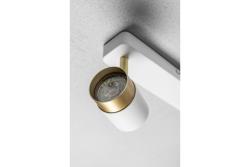 Decor Plafondarmatuur ORIO aluminium 24.0x5.5x14.0 IP20 2*GU10 max. 50W rond wit. 1208963964