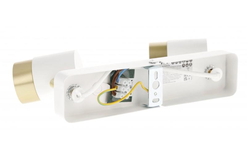 Decor Plafondarmatuur ORIO aluminium 24.0x5.5x14.0 IP20 2*GU10 max. 50W rond wit. 1208963964