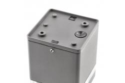 Decor Plafondarmatuur RIVEN alum 102x120 IP54 max 35W vierkant grafiet. 1208963983