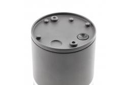 Decor Plafondarmatuur RIVEN alum 102x120 IP54 MAX.35W rond grafiet. 1208963984