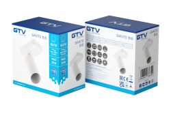 Decor Wandarmatuur SANTO BIS aluminium IP20 max. 20W enkelvoudig rond wit. 1208963996