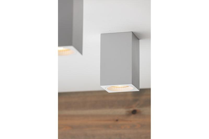Decor Lamp oppervlak gemonteerd SENSA MINI aluminium 70x70x115 IP20 max 50W vierkante witte behuizing. 1208964014