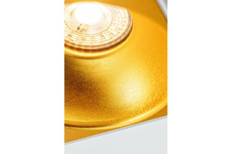 Decor Plafondarmatuur TENSA alum. 90x90x140 IP20 GU10 vierkant wit. 1208964021