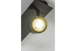 Decor Plafondarmatuur VENETO IP20 max. 20W 2 x GU10 rond zwart. 1208964038