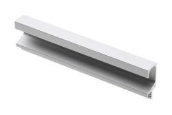 Continuous aluminium handle profile C l=3500mm brushed steel 1208964054