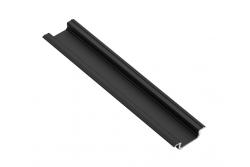 LED aluminum profile with GLAX flange black matt 3m (mortise) 1208964067