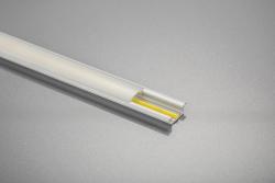 LED aluminum profile with GLAX silver flange 3 m (mortise), version 2 1208964068