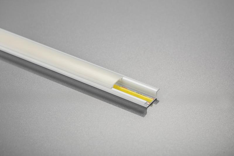 LED aluminum profile with GLAX flange white 2 m (recessed) 1208964070