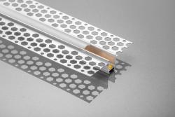 LED profile GLAX linear for GK boards 3m + technical casing, not anodized 1208964076