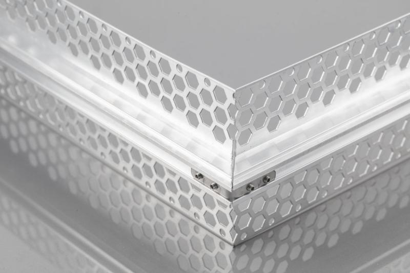 LED profile GLAX linear for GK boards 3m + technical casing, not anodized 1208964076