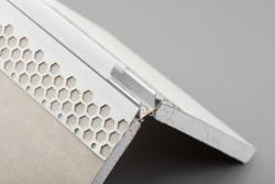 LED profile GLAX angled, external for GK boards 3m + technical casing, non-anodized 1208964084