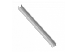 Aluminium profile LED micro - applied GLAX silver L=3007 mm 1208964089