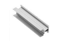 LED partition aluminum profile narrow, studded GLAX Mini silver L= 3007 mm 1208964092