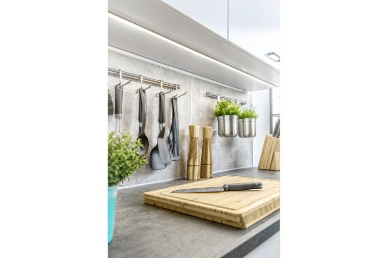 LED aluminum profile applied GLAX Mini black matt 2 m 1208964101