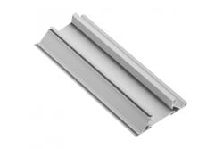 LED partition aluminium profile, studded (for edging fillings) GLAX silver L= 3007 mm 1208964118