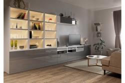 led plinth aluminum profile, studded GLAX silver L= 3007 mm 1208964122