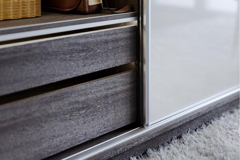 LED aluminium profile plinth, studded (for edging fillings) GLAX silver L= 3007 mm 1208964125