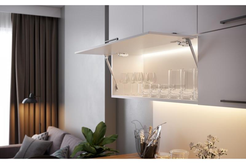 led angular aluminium profile - applied GLAX silver L=3007 mm 1208964128