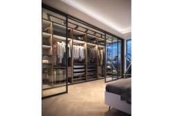 Led angular aluminium profile - applied GLAX black matt L=2 m 1208964134