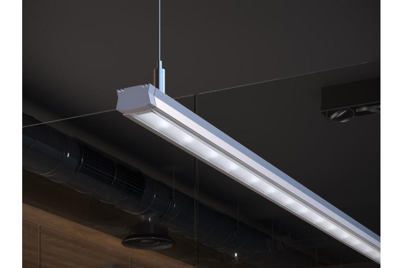 LED aluminium profile - heatsink GLAX silver L=2 m 1208964137