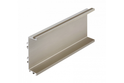 Aluminum profile, handleless system VELLO with LED function, C, inox, length 3 m 1208964209