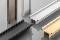 Aluminum profile, handleless system VELLO, T two-sided, white, length 3 m 1208964228