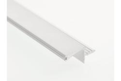 GTV VELLO profile, handleless system, retain, L=3000 mm, 16 mm, Al, white 1208964235