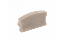 Cap for LED profile GLAX Mini applied champagne (10 pcs. in blister) 1208964254