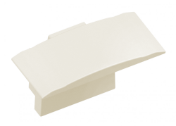 Square cap for LED profile GLAX Mini with collar high champagne lacquered (10 pcs. in blis.) 1208964268