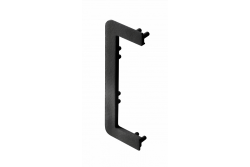 End cap for C profile, incomplete, VELLO handleless system with LED function, black (10 pcs / pack) 1208964282
