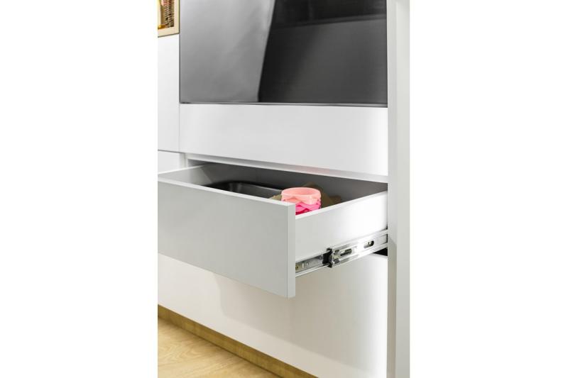 Ball bearing slide push to open+soft close Versalite Touch PRO H=45 L-300 mm 1208965147