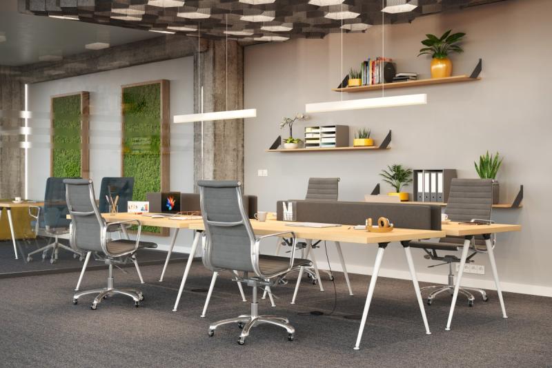 Shelf support FLAT, 20x20 cm, black mat 1208965222